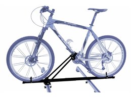 Kit 2 Portabici tetto + Barre per RENAULT CLIO dal 2013 al 2018 universali c/Chiavi Barre 127 CM + Kit Attacchi montaggio facile