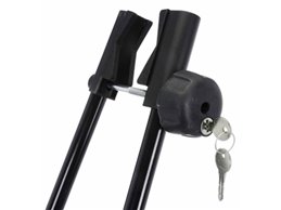 Kit 2 Portabici tetto + Barre per RENAULT CLIO dal 2013 al 2018 universali c/Chiavi Barre 127 CM + Kit Attacchi montaggio facile