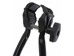 Set 3 Portabici tetto + Barre per FORD EDGE dal 2016 al 2018 5P in Acciaio robusti Barre 127 CM + Kit Attacchi montaggio facile