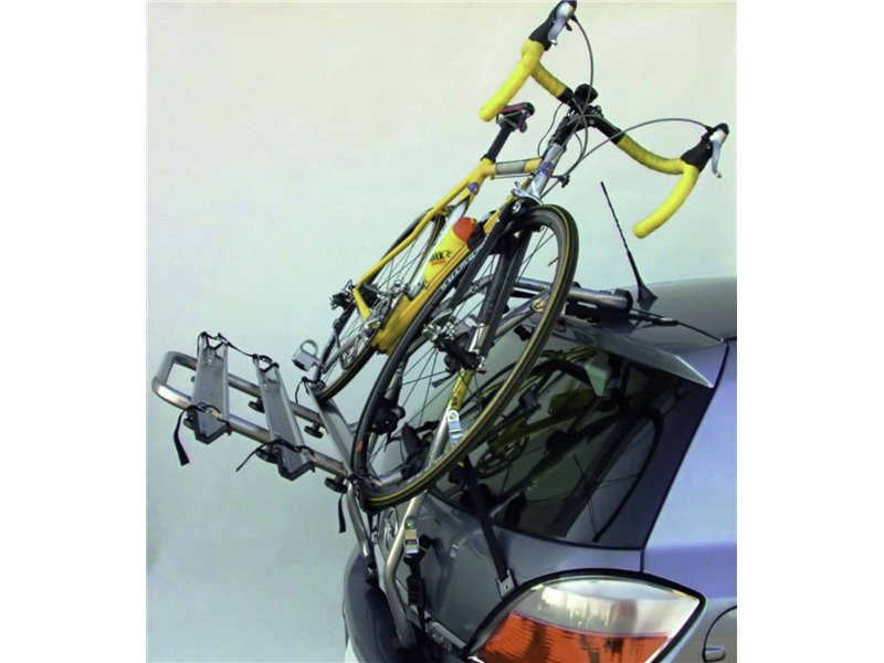 Porta biciclette per ALFA 156 / 156 CROSS/SPORTWAGON carico Max 3 Biciclette in Acciaio universali + Cinghie c/protezione Telaio