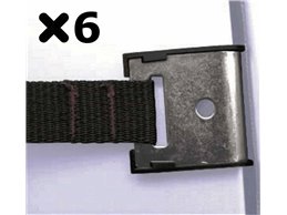 Porta biciclette per DAIHATSU CHARADE 3/5 porte carico Max 3 Biciclette in Acciaio registrabili + Cinghie c/protezione Telaio