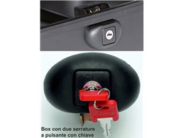 BOX Baule tetto Auto capiente 410 Litri colore Grigio con 2 Serrature a Chiave e Cinghie bagaglio