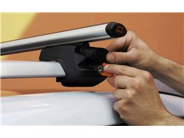 Barre Portapacchi per VW TOURAN dal 2015 da 127 CM Carico Max 75KG montaggio senza Rails con Kit Attacchi per BOX Portabici etc