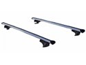 Set BOX + Barre Portatutto per CITROEN C-CROSSER dal 2007 capiente 300 Litri in Grigio scuro con Chiavi Barre 127 CM c/Serratura