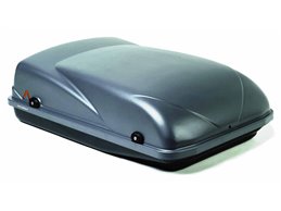 Set BOX tetto con Barre per SKODA KODIAQ dal 2017 al 2020 capiente 300 Litri in Grigio scuro con Chiavi Barre 127 CM c/Serratura