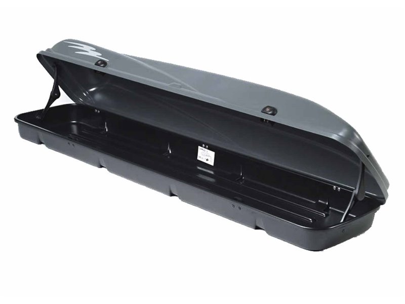 Baule Portapacchi VDP 600L Nero + Barre In Alluminio Per Fiat Freemont (2011+). Set Completo Con Serratura Per Viaggi E Vacanze. - 2