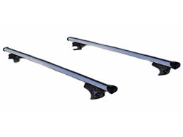 Set Baule + Barre Auto per RENAULT LAGUNA SW 1995-2001 capiente 375 Litri in Grigio chiaro con Chiave Barre 110 CM c/Serratura