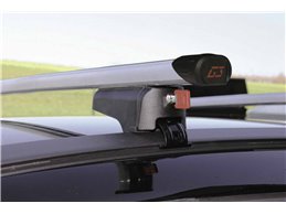Set BOX + Barre Portatutto per FIAT CROMA / CROMA SW del 2005 capiente 375 Litri Grigio con Serratura Barre 110 CM c/Serratura