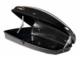 Set BOX tetto con Barre per KIA SPORTAGE 2010 2016 2018 capiente 240 Litri Colore Nero con Serratura Barre 127 CM c/Serratura