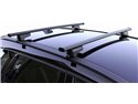 Set Baule + Barre Auto per MERCEDES CLASSE E/E COUPE 2009 capiente 240 Litri Colore Nero con Chiave Barre 127 CM c/Kit Attacchi