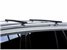 Set BOX tetto con Barre per JAGUAR F-PACE del 2016 capiente 390 Litri in Nero metallizzato con 2 Chiavi Barre 127 CM c/Serratura
