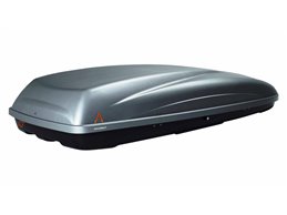 Set Baule + Barre Auto per NISSAN QASHQAI+2 2008-2013 capiente 390 Litri in Grigio chiaro con Chiave Barre 122 CM + Kit Attacchi