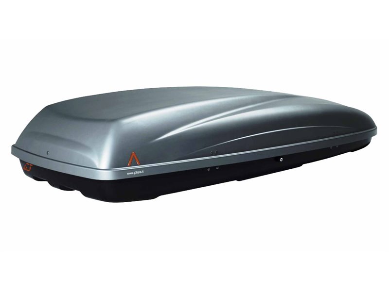 Portatutto Per Opel Corsa D (2006-2014) 5 Porte - Barre In Acciaio + Box 430 Litri Nero Opaco, Omologato TUV - 4