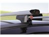 Set BOX + Barre Portatutto per SSANGYONG KORANDO dal 2019 capiente 220 Litri Colore Nero con Chiave Barre 127 CM + Kit Attacchi