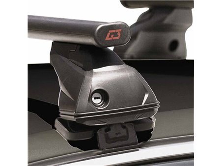 Set Baule + Barre Auto per FORD GALAXY dal 2006 al 2010 capiente 220 Litri Colore Nero con Serratura Barre 127 CM + Kit Attacchi