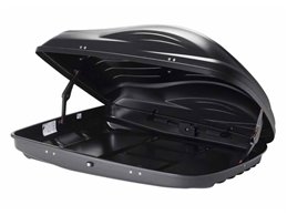 Set BOX + Barre Portatutto per SCENIC CONQUEST / X-MOD Cross capiente 335 Litri Nero con 2 Serrature Barre 127 CM c/Serratura