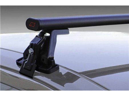 Set BOX + Barre Portatutto per OPEL ANTARA dal 2006 in poi capiente 335 Litri Colore Nero con 2 Chiavi Barre 110 CM c/Serratura