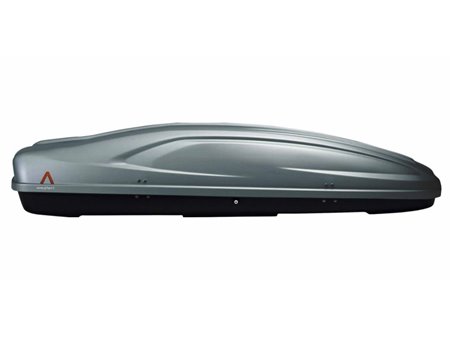 Set BOX + Barre Portatutto per SKODA FABIA SCOUT del 2009 capiente 460 Litri Nero con 2 Serrature Barre 110 CM + Kit Attacchi