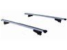 Set Baule + Barre Auto per PEUGEOT PARTNER/RANCH 1996-2007 capiente 240 Litri Colore Nero con Chiave Barre 122 CM + Kit Attacchi