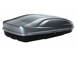 Set Baule + Barre Auto per VOLKSWAGEN CADDY MAXI del 2010 capiente 240 Litri Grigio con Serratura Barre 122 CM + Kit Attacchi