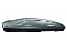 Set Baule + Barre Auto per VOLKSWAGEN CADDY MAXI del 2010 capiente 240 Litri Grigio con Serratura Barre 122 CM + Kit Attacchi