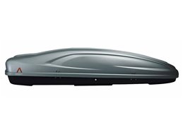 Set Baule + Barre Auto per HYUNDAI ATOS dal 1998 al 2000 capiente 240 Litri Colore Grigio con Chiave Barre 122 CM + Kit Attacchi