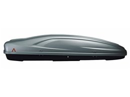 Set Baule + Barre Auto per PEUGEOT 206 SW dal 2002 al 2007 capiente 330 Litri Grigio con 2 Serrature Barre 110 CM c/Serratura