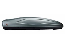 Set BOX + Barre Portatutto per MEGANE GRANTOUR dal 2003 capiente 390 Litri Colore Grigio con 2 Chiavi Barre 110 CM c/Serratura