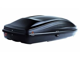 Set Baule + Barre Auto per BMW SERIE 5 Touring 2004-2010 capiente 240 Litri Colore Nero con Chiave Barre 122 CM + Kit Attacchi