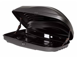 Set Baule + Barre Auto per BMW SERIE 5 Touring 2004-2010 capiente 240 Litri Colore Nero con Chiave Barre 122 CM + Kit Attacchi