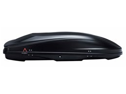 Set Baule + Barre Auto per ROVER 75 TOURER dal 2001 al 2005 capiente 370 Litri Nero con 2 Serrature Barre 122 CM + Kit Attacchi