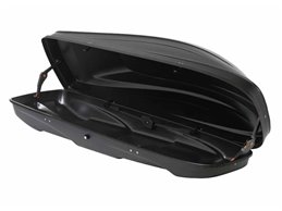 Set BOX + Barre Portatutto per BMW SERIE 5 Touring 2004-2010 capiente 420 Litri Nero con 2 Serrature Barre 127 CM c/Serratura