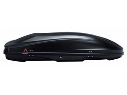Set Baule + Barre Auto per PEUGEOT 208 dal 2019 in poi capiente 420 Litri Colore Nero con 2 Chiavi Barre 127 CM c/Kit Attacchi