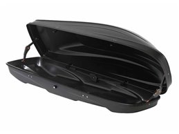 Set Baule + Barre Auto per DS DS4 dal 2021 in poi capiente 420 Litri Colore Nero con 2 Serrature Barre 127 CM c/Kit Attacchi
