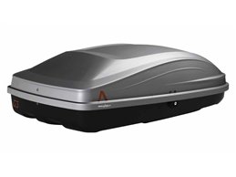 Set Baule + Barre Auto per DAEWOO NUBIRA SW dal 2003 capiente 240 Litri in Grigio chiaro con Serratura Barre 110 CM c/Serratura