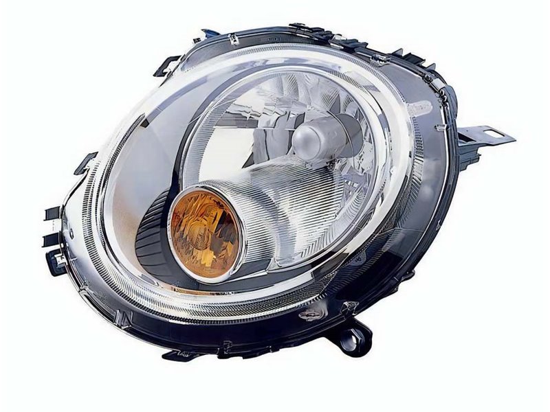 Fanale Proiettore Per Mini Clubman R55 Dal 2007 Al 2014 Lato Conducente H4 Alogeno Con Motore Elettrico Con Indicatore Direzione